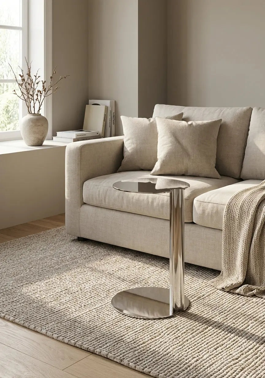 Chrome Orbit Side Table The Story Kiln