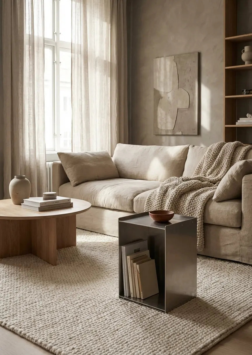 Monolith Stainless Side Table - Standard The Story Kiln