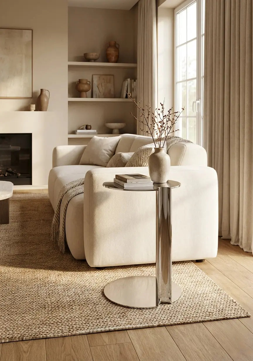 Chrome Orbit Side Table The Story Kiln