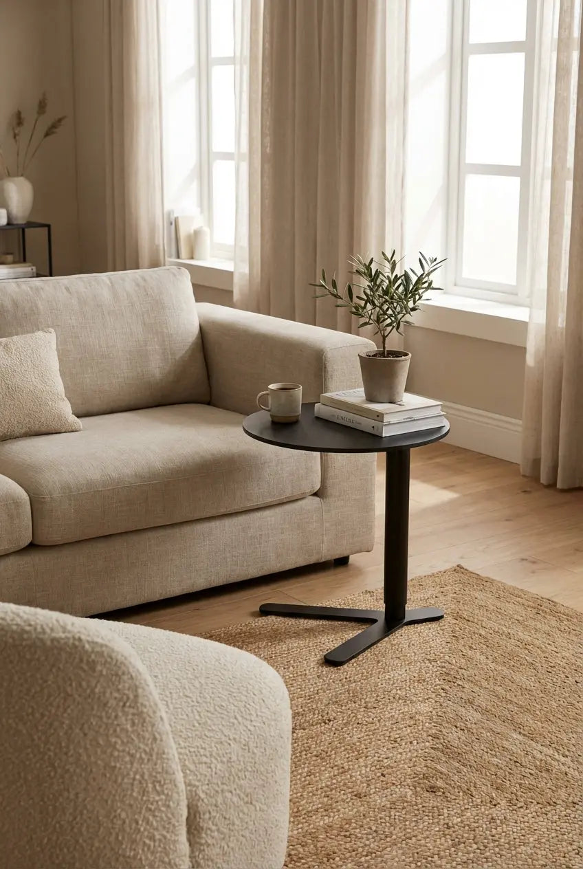 Orbital V-Base Side Table The Story Kiln