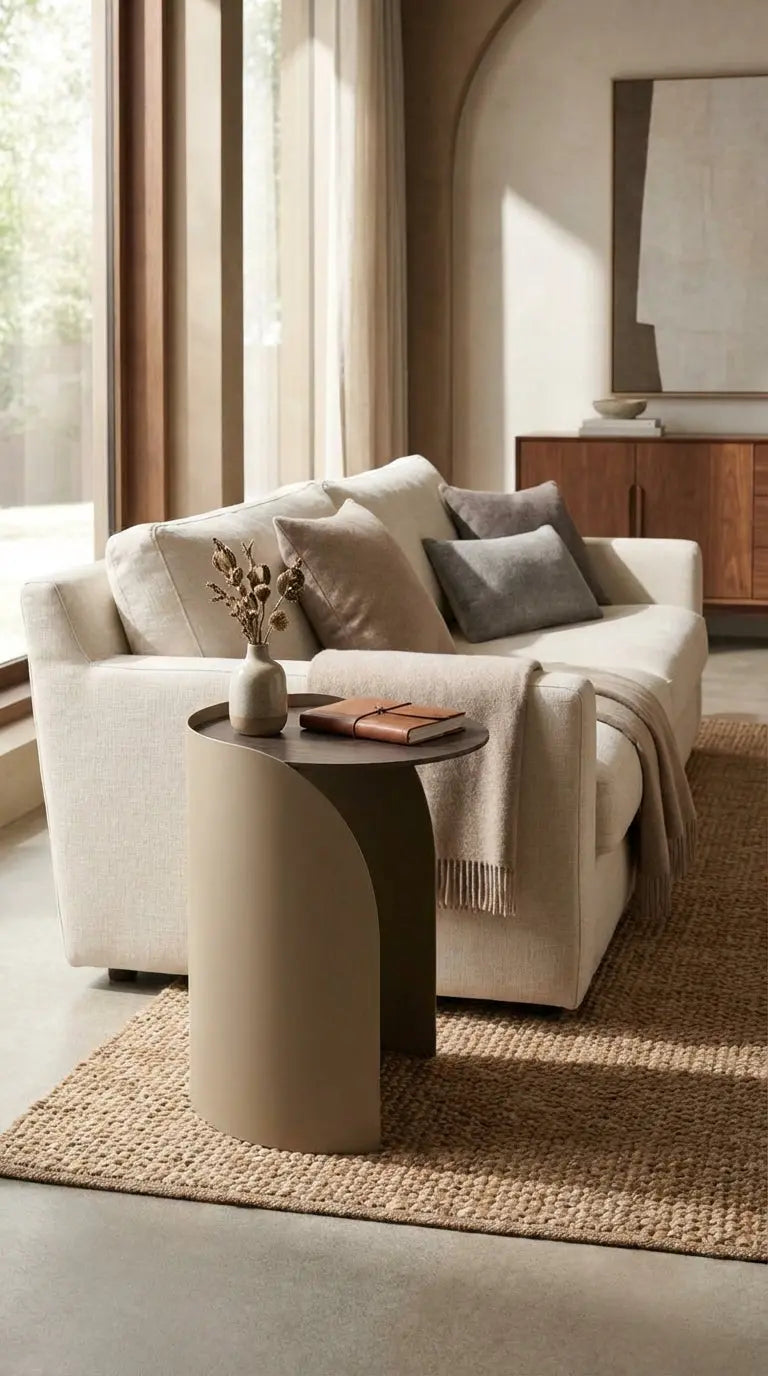 Lunar Oak Side Table The Story Kiln