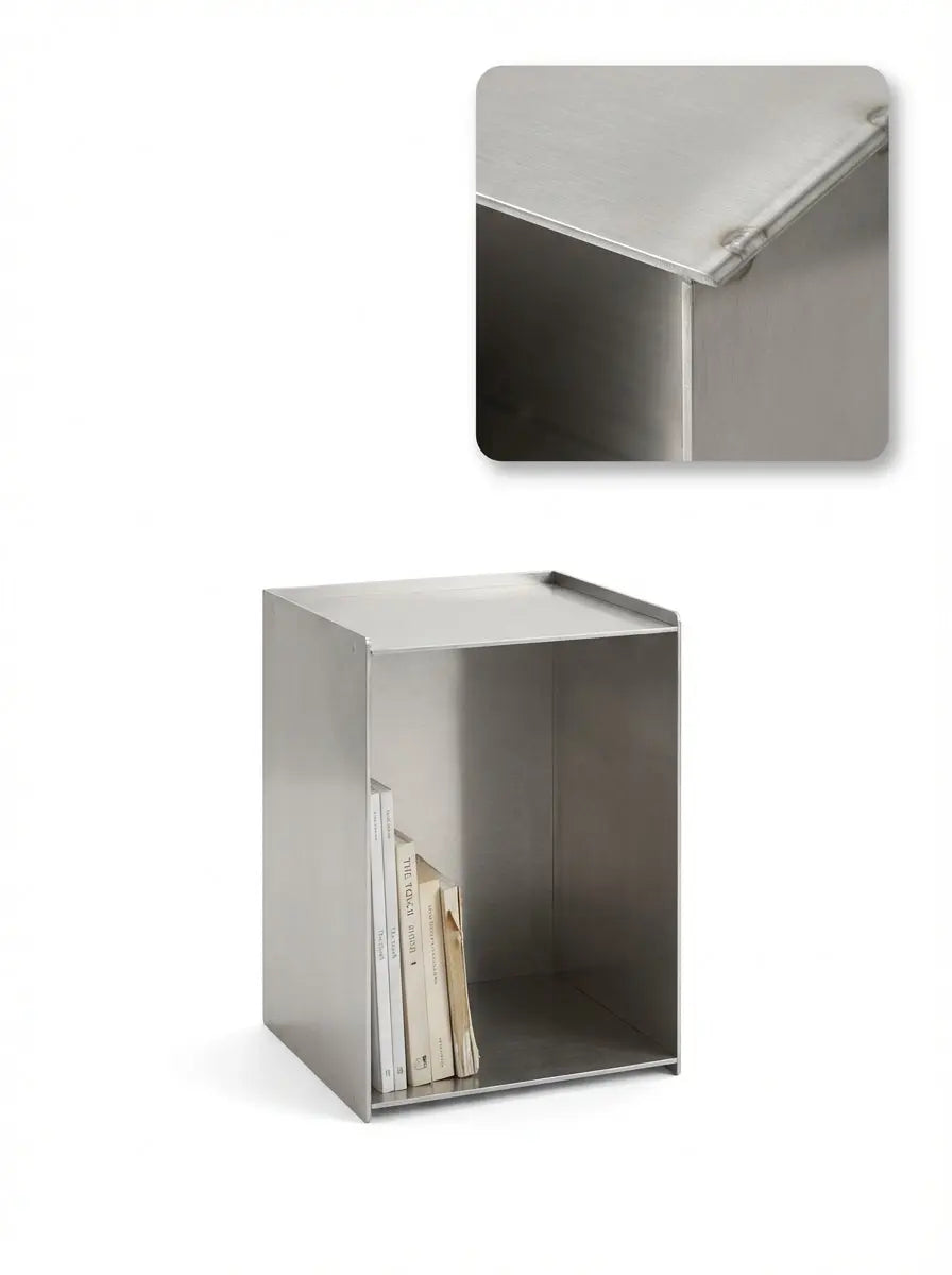 Monolith Stainless Side Table - Standard The Story Kiln