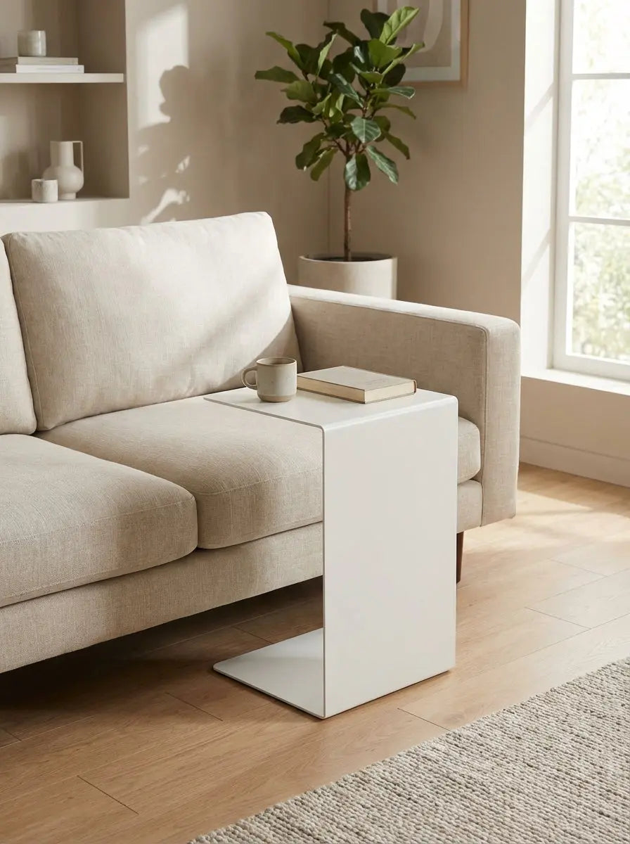 C-Form Anthracite Side Table The Story Kiln