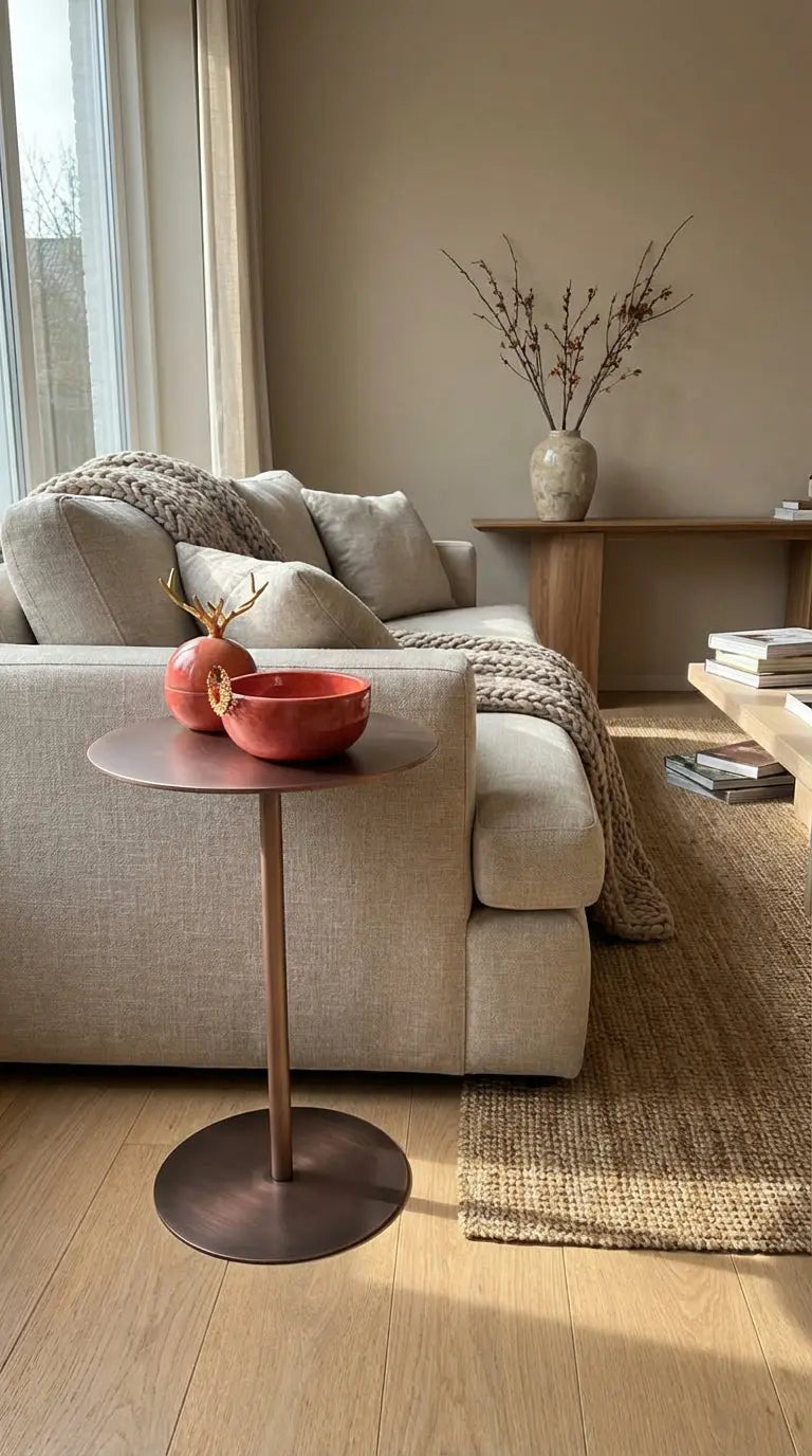 Aura Pedestal Side Table The Story Kiln