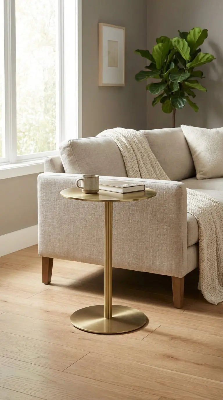 Aura Pedestal Side Table The Story Kiln