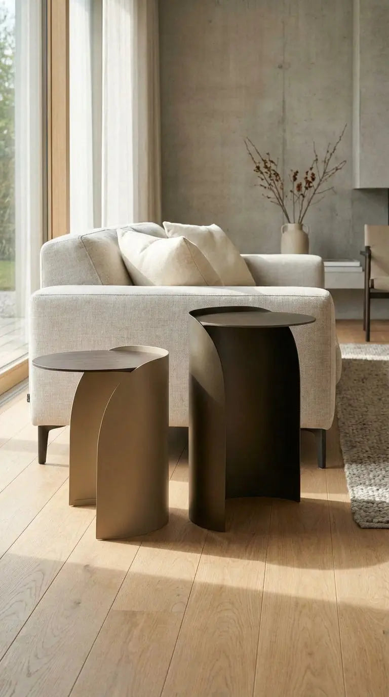 Lunar Oak Side Table The Story Kiln