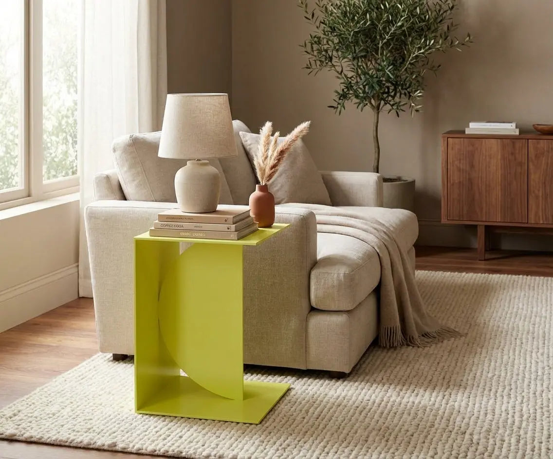 Solaris Crescent Side Table The Story Kiln