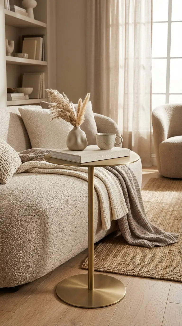 Aura Pedestal Side Table The Story Kiln